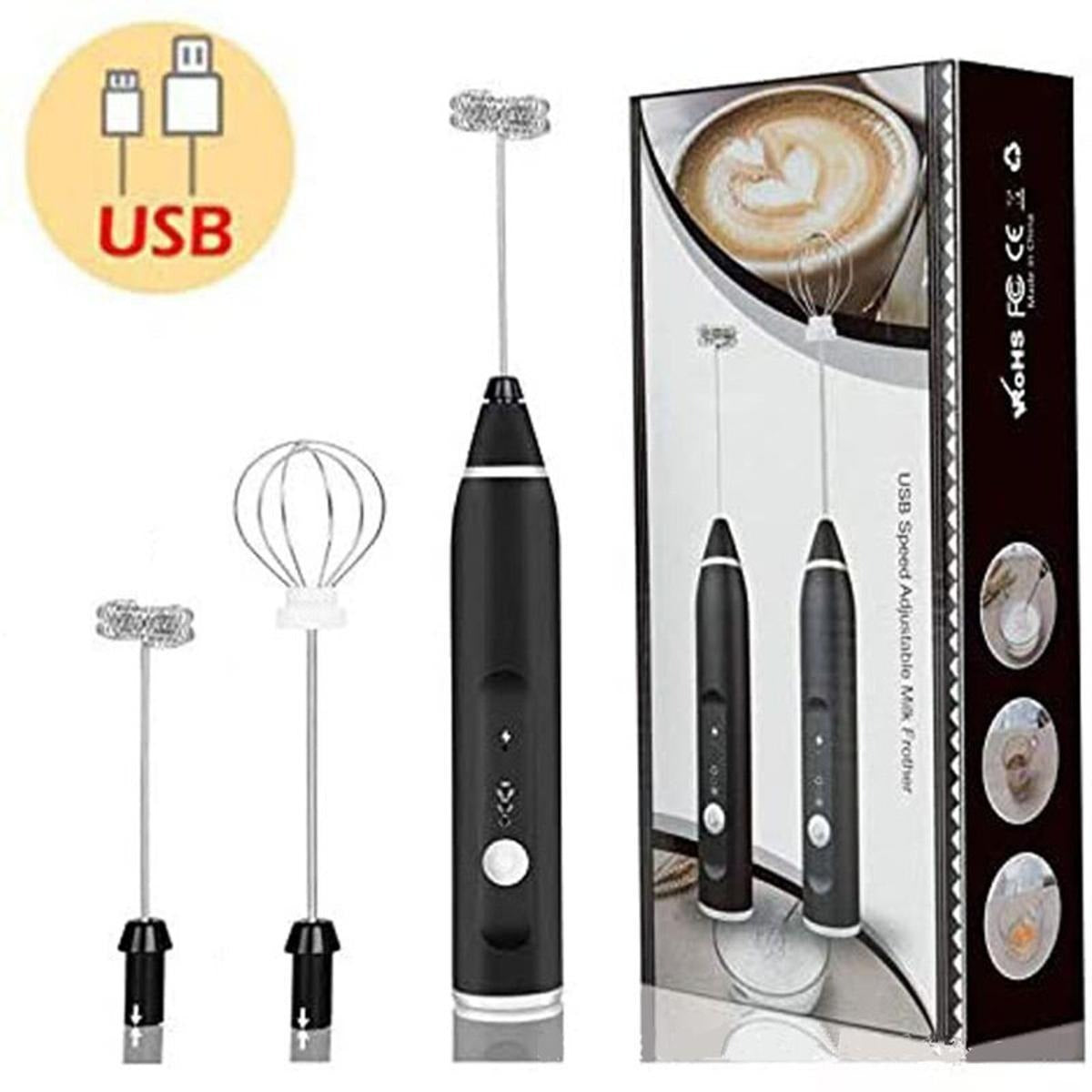 2-in-1 Rechargeable Coffee Beater & Electric Milk Frother